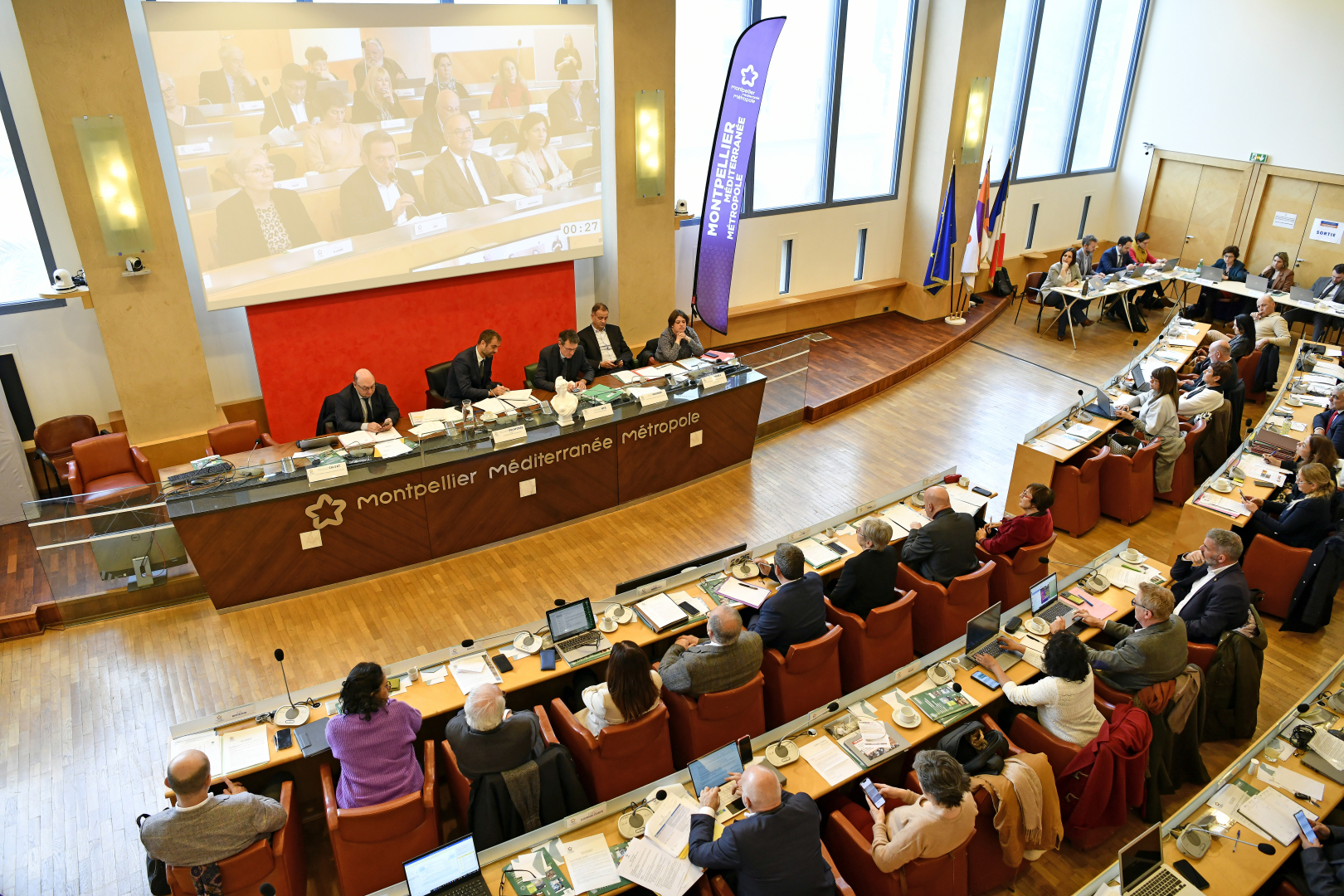 salle du conseil de métropole 