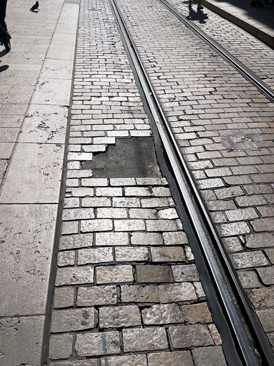 La rue du Faubourg de la Saunerie avant travaux