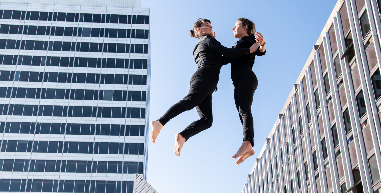 danseur dans les airs
