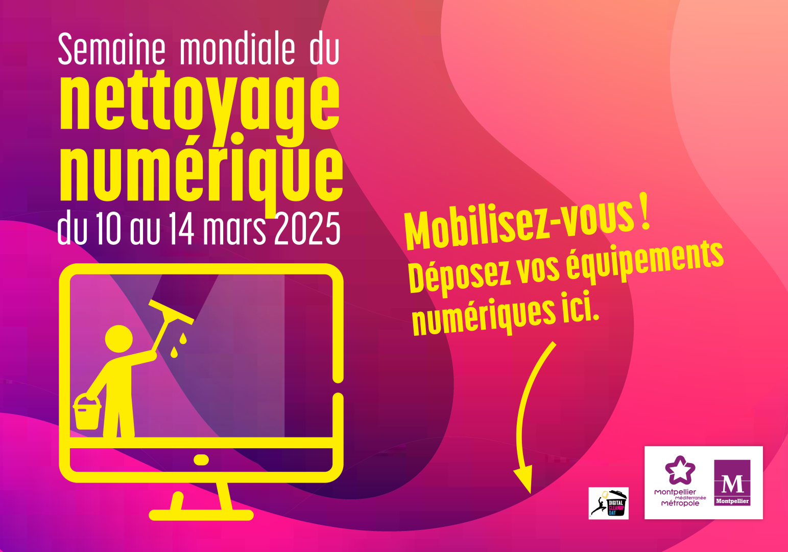 affiche nettoyage numérique