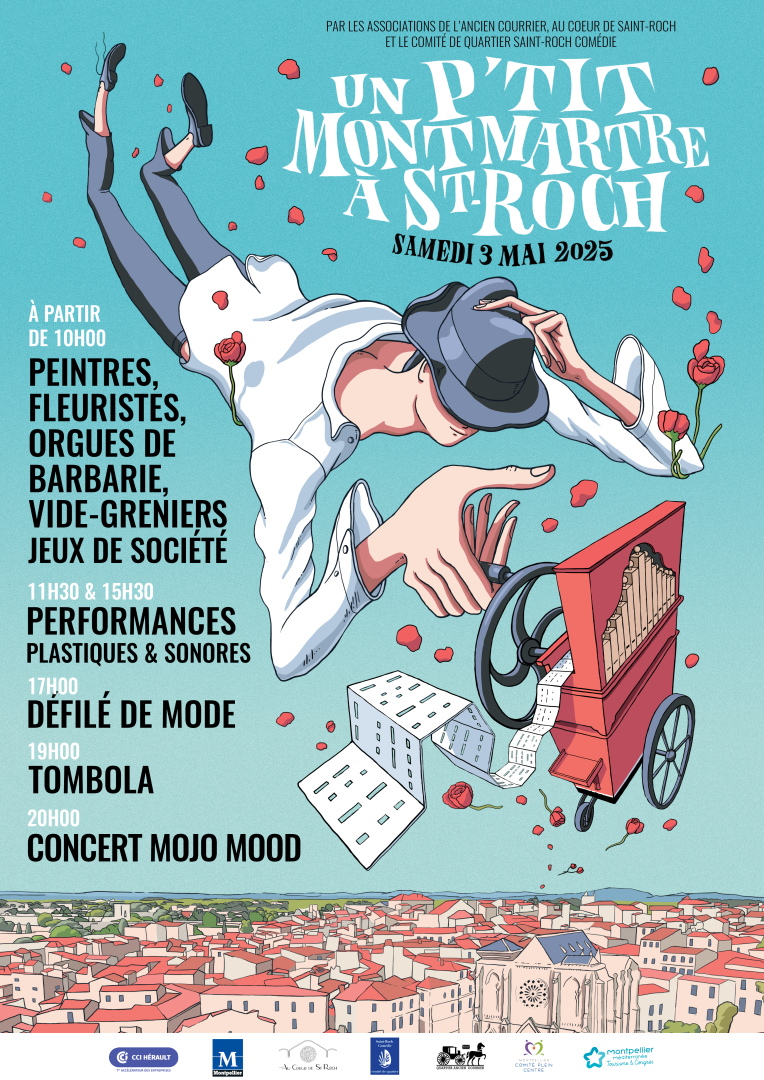 affiche colorée de l'évènement 