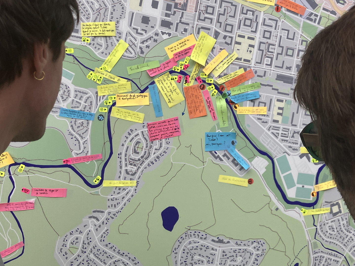 Atelier carte lors de la ZAT Mosson