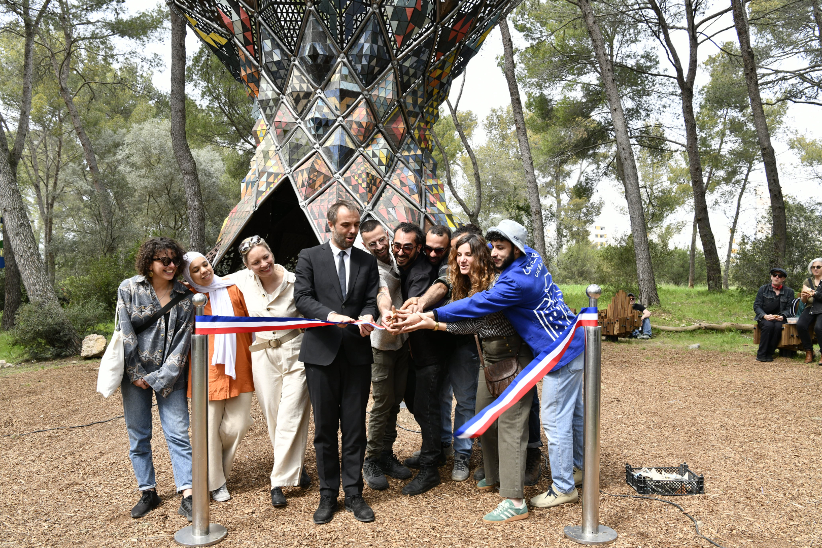 Inauguration officielle de l'oeuvre