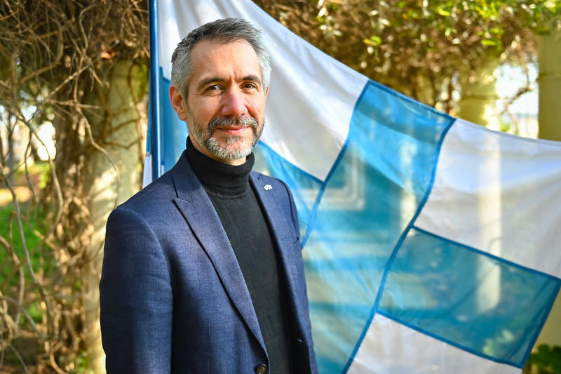 Joan Da Silva, consul honoraire de Finlande à Montpellier 