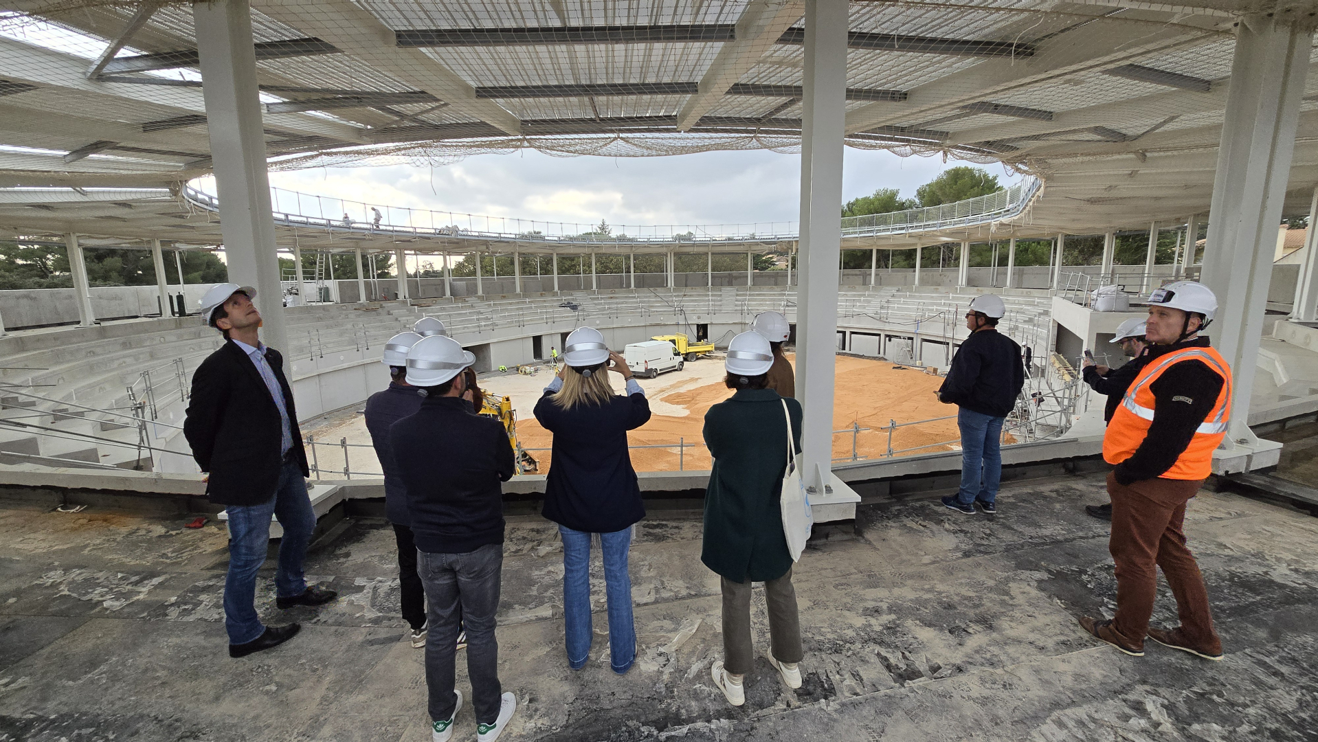 Visite du chantier en novembre 2024