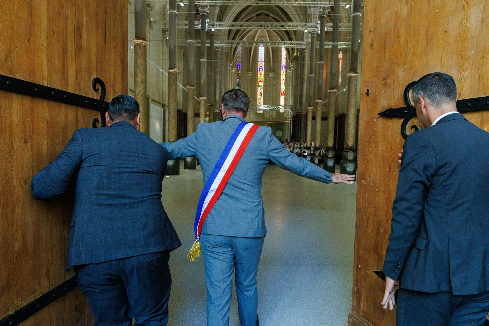 l'ouverture des portes