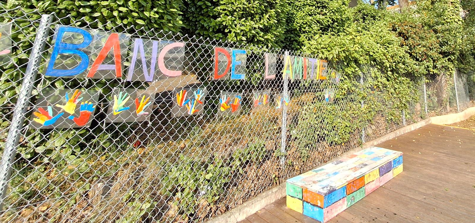 Le banc de l'amitié