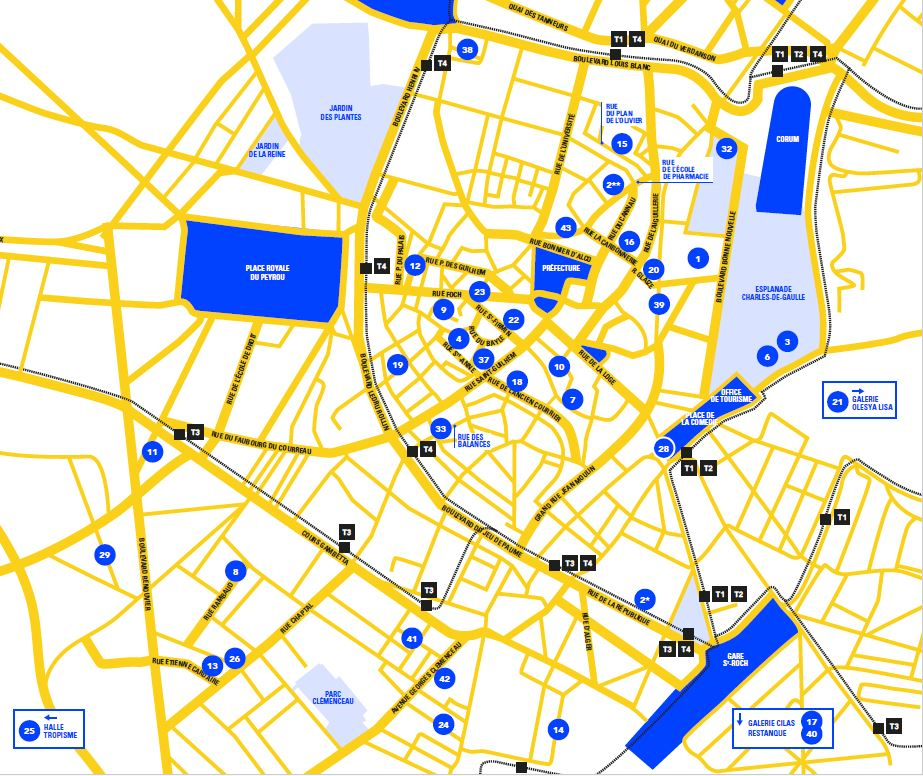 Carte des lieux d'art
