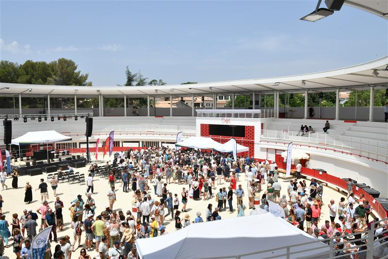 Foule lors de l'inauguration