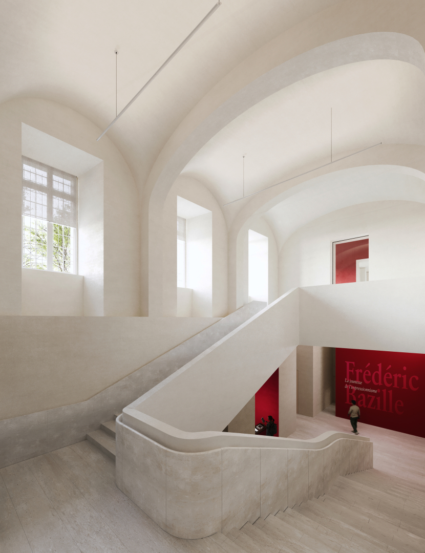Future Escalier au musée fabre