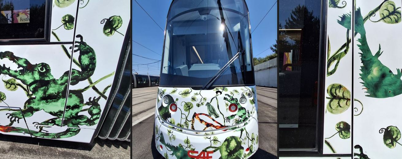 Montage de détails de l'habillage de la ligne 5