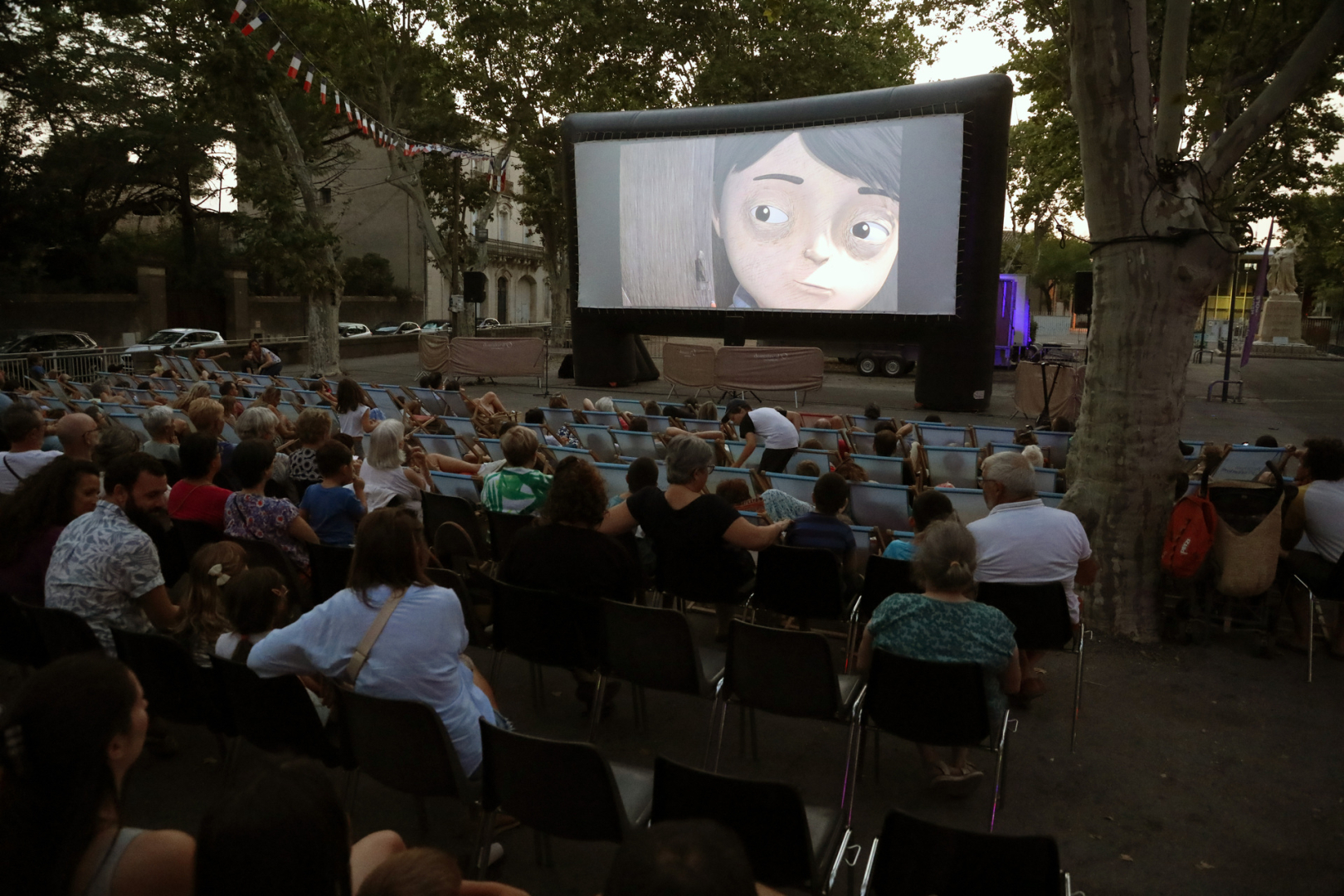 Des films d'animation comme "Kerity, la maison des contes" à Saint-Brès sont aussi projetés cette année