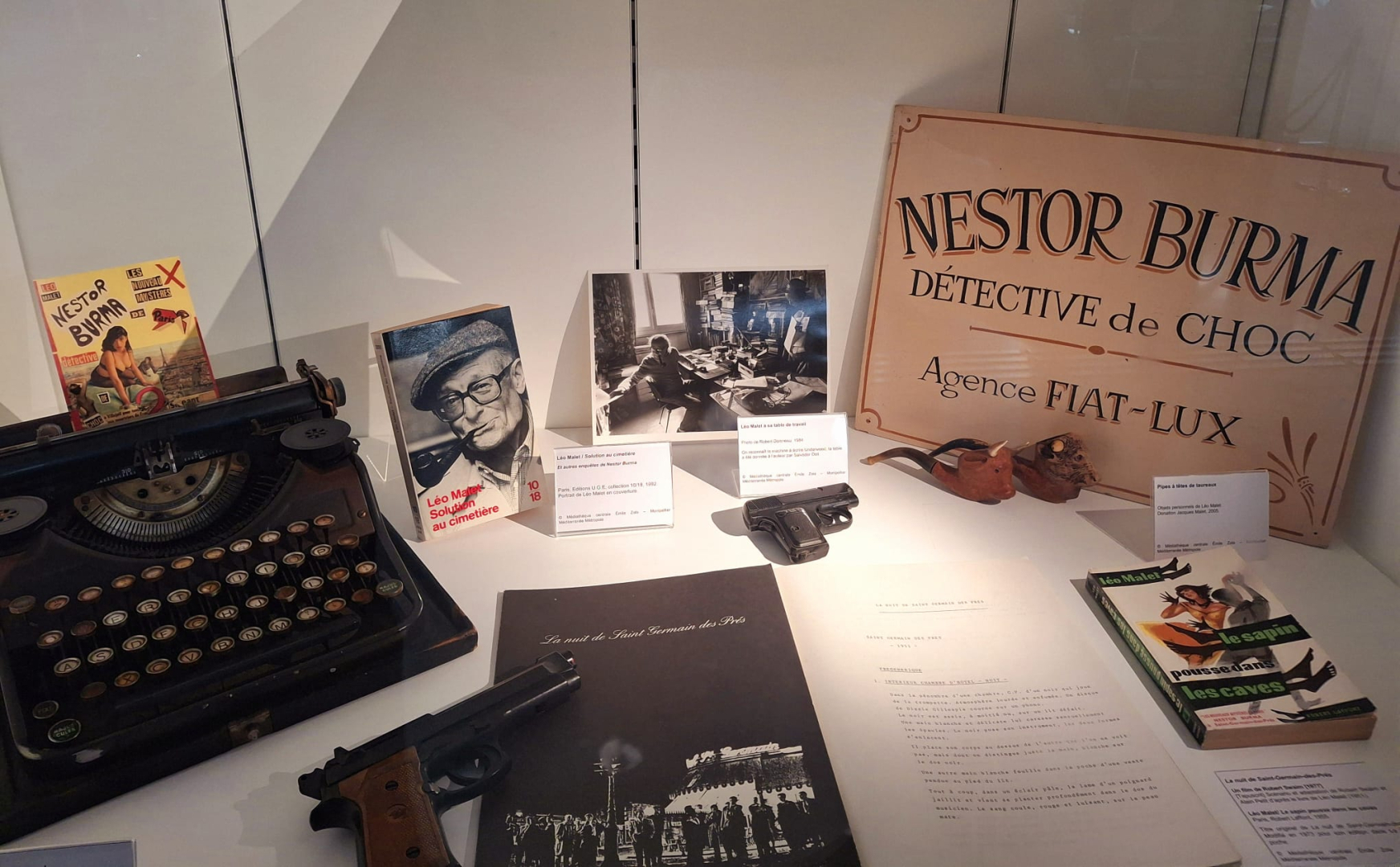 Vitrine d'exposition