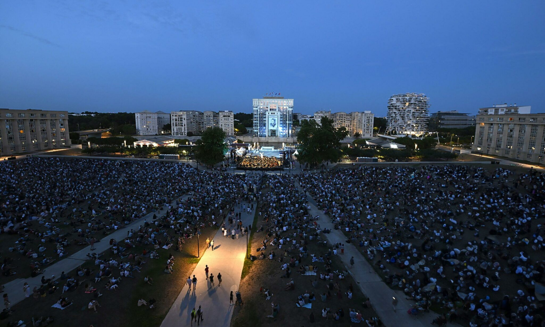 un concert place de l'Europe
