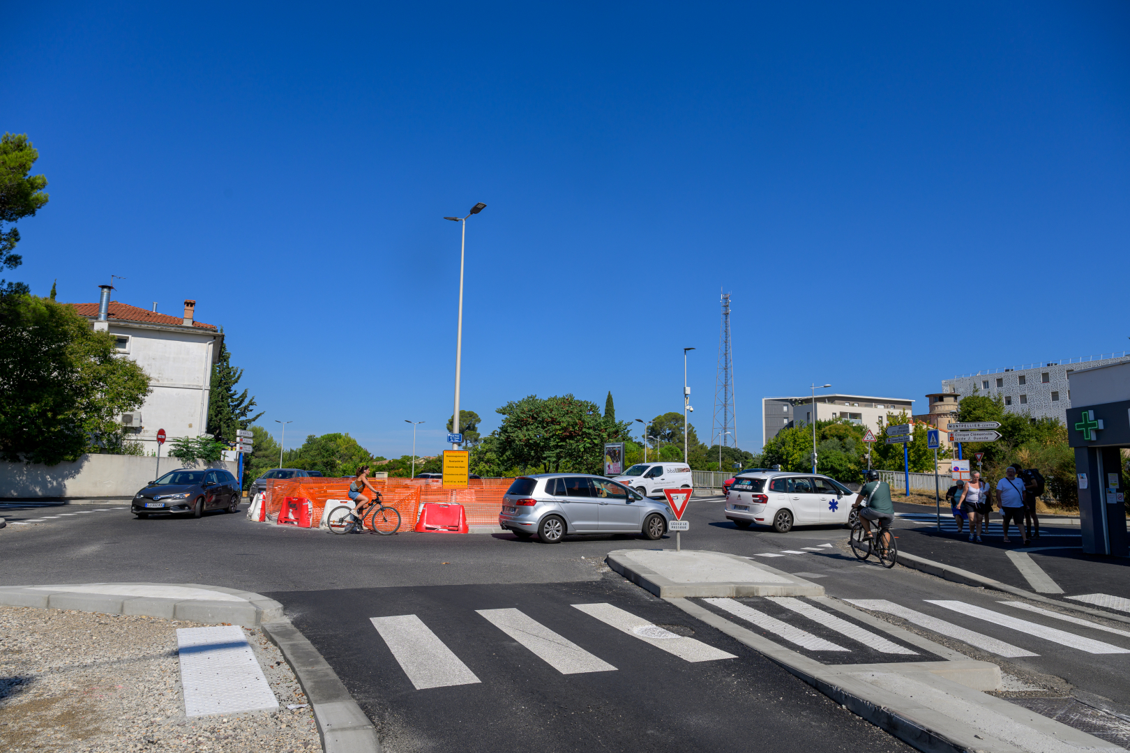 Vue du rond-point