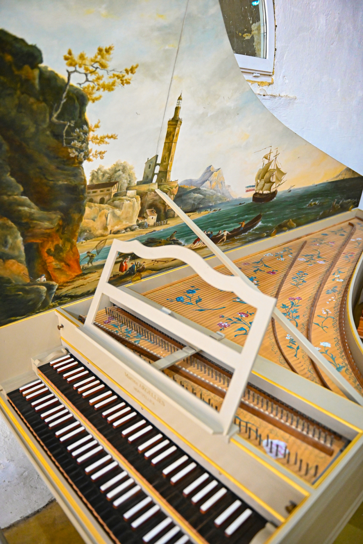 Décoration de clavecin