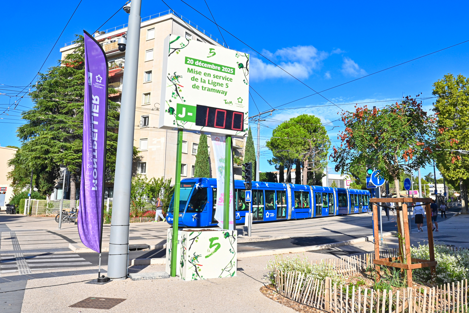 Vue sur le compteur 