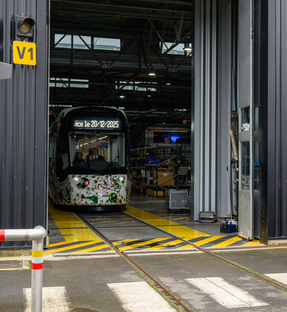 Sortie officielle de la première rame de la ligne 5 à Montpellier