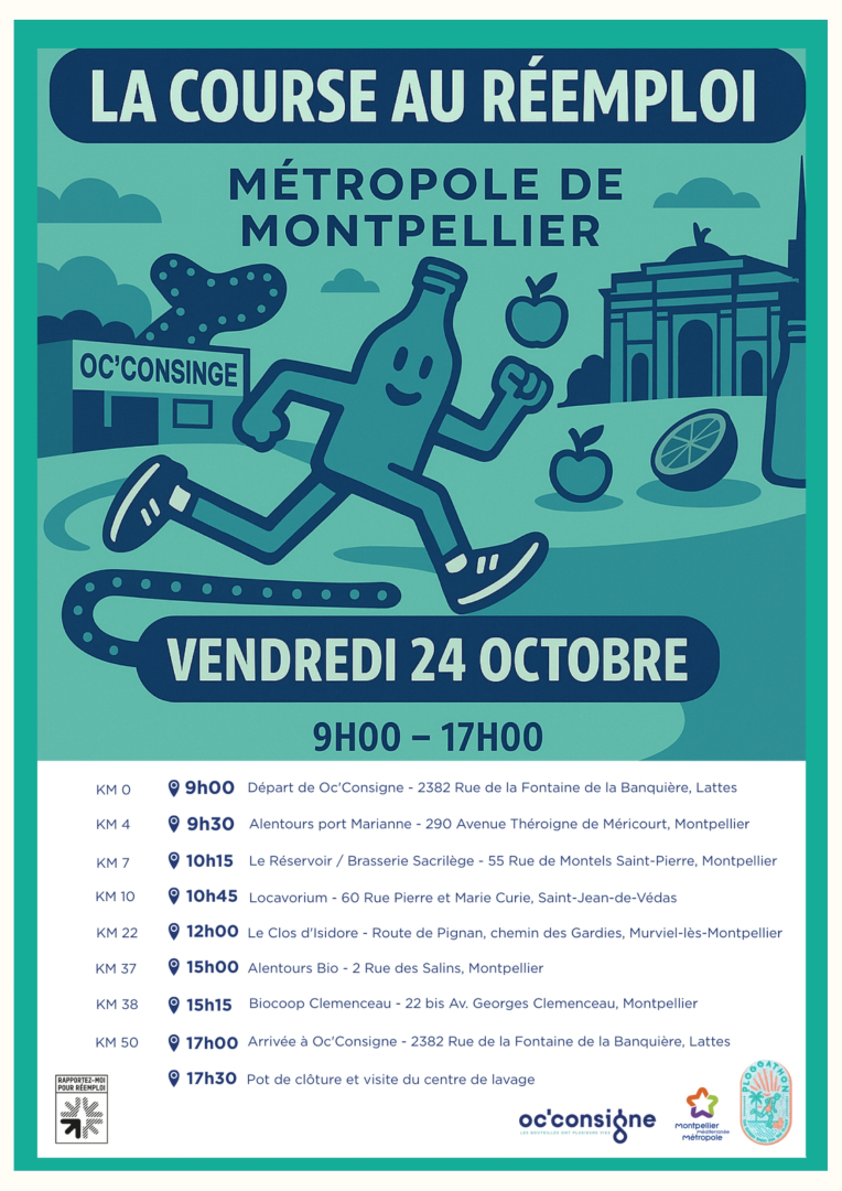 les horaires du parcours + logo