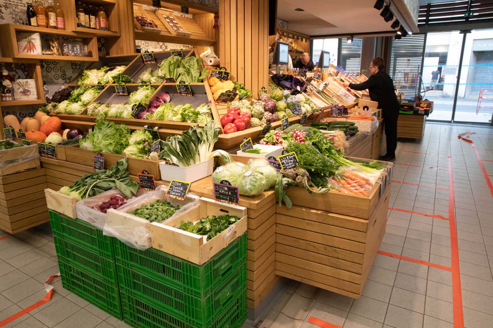 marché de fruits et légumes