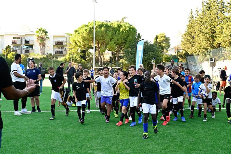 Jeunes joueurs du stade Lunaret