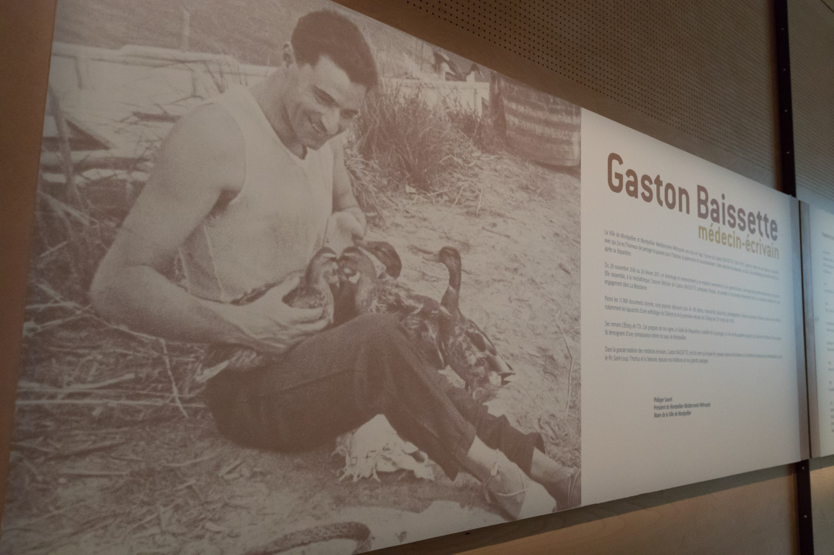 Photo de l'expo Baissette