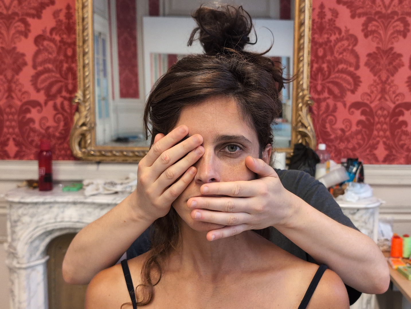 Clarissa Baumann en résidence à l'Evêché de la Ville et de la Métropole de Montpellier l'été dernier