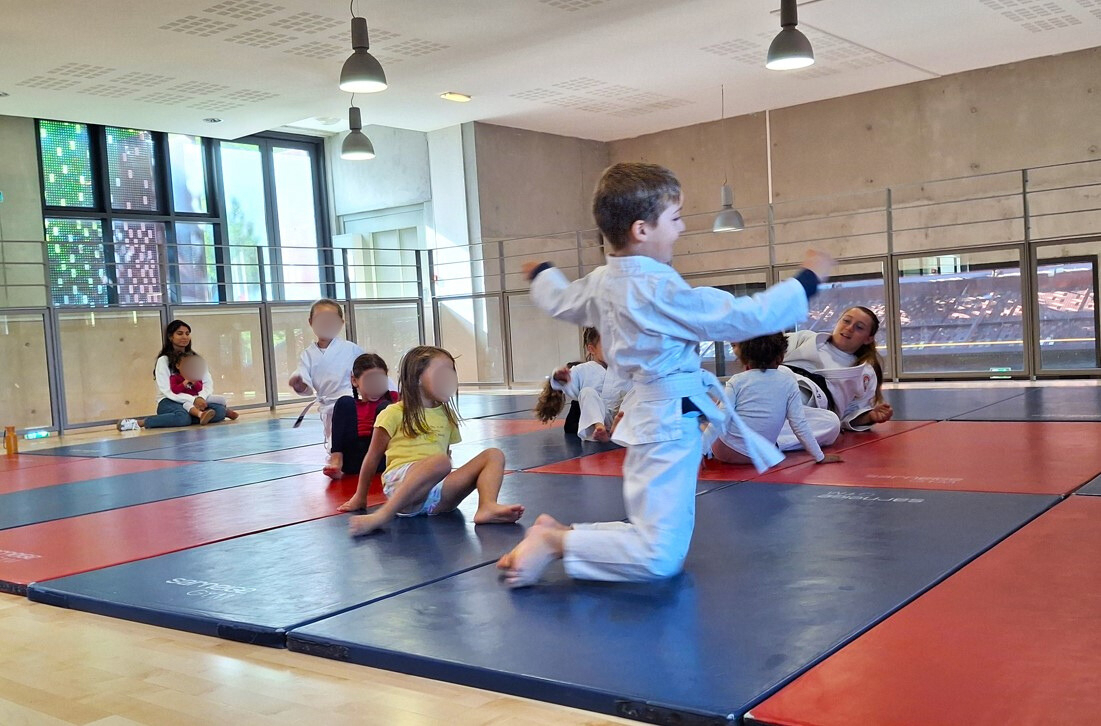 enfants au judo