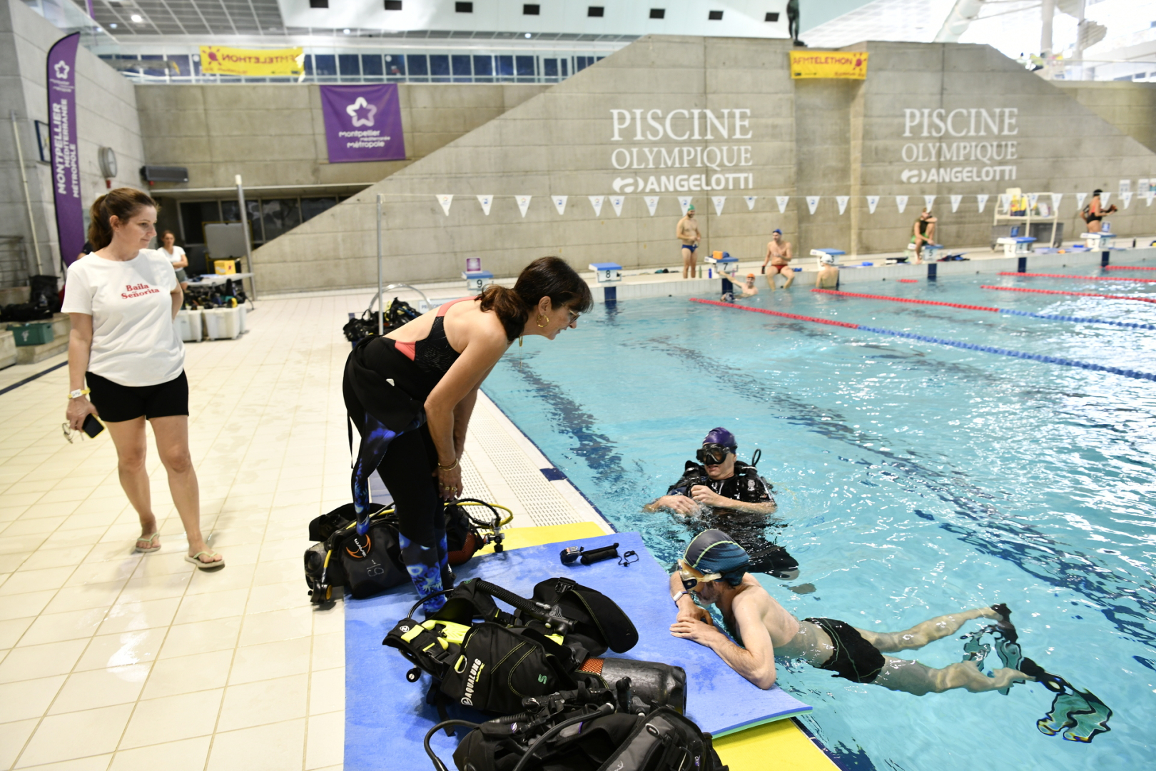 Baptème de plongée