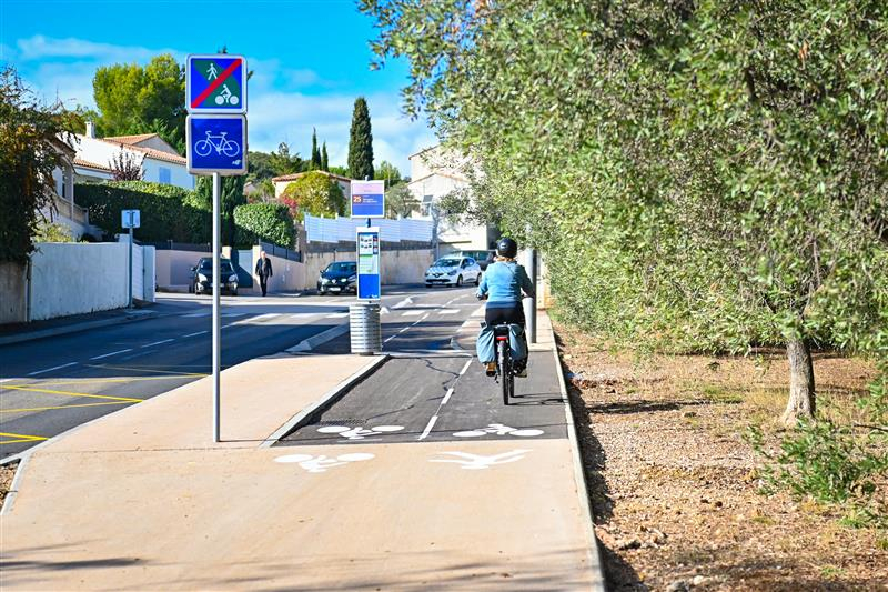 Nouvelle piste cyclable
