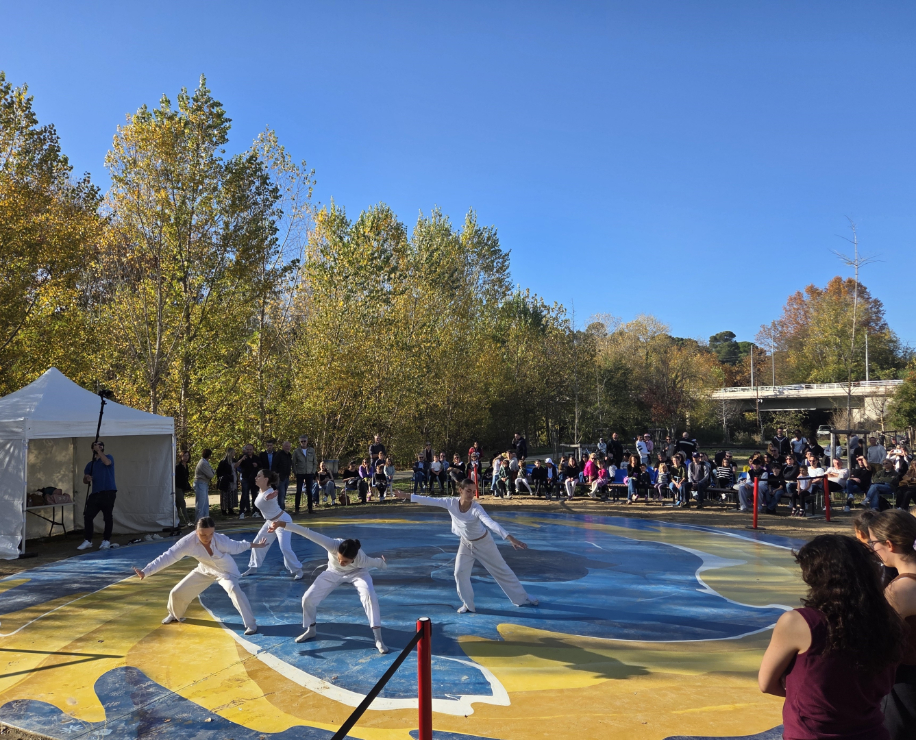 L'aire de street dance a été inaugurée samedi 15 novembre sur les berges du Lez
