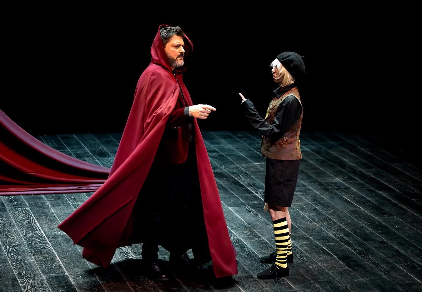 les acteurs sur sc&egrave;ne 