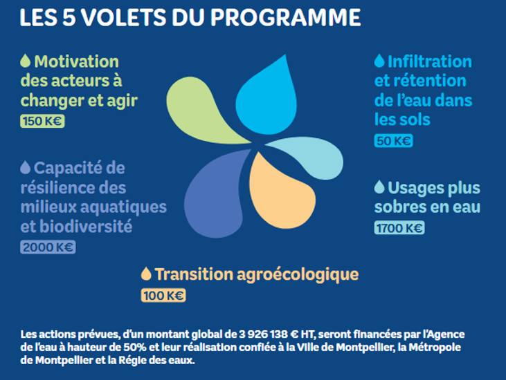 Les 5 volets du programme