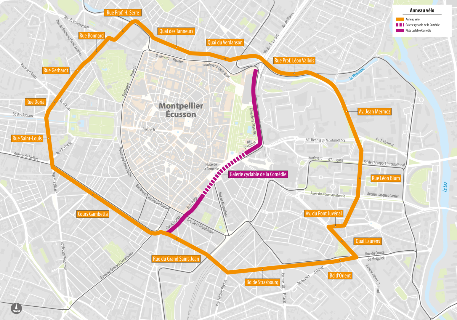 Anneau vélo Montpellier