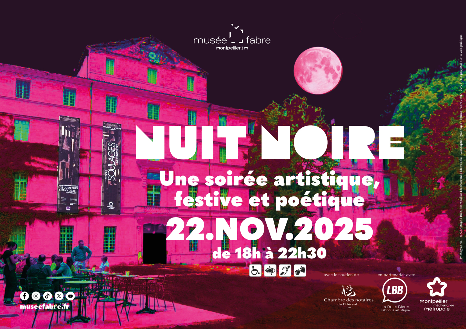 Affiche de la manifestation "Nuit Noire"