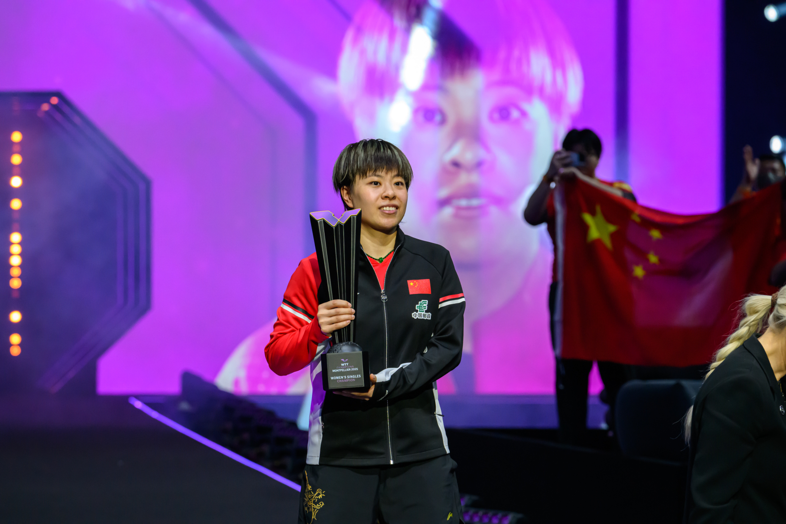 Côté femmes, la Chinoise Wang Widy a remporté une finale pleine de doute et d’intensité face à l'Allemande Sabine Winter