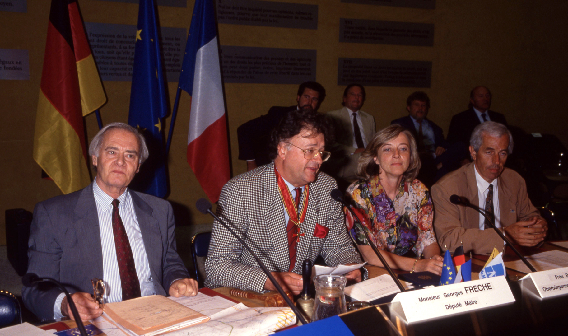 Beate Weber et Georges Frêche 