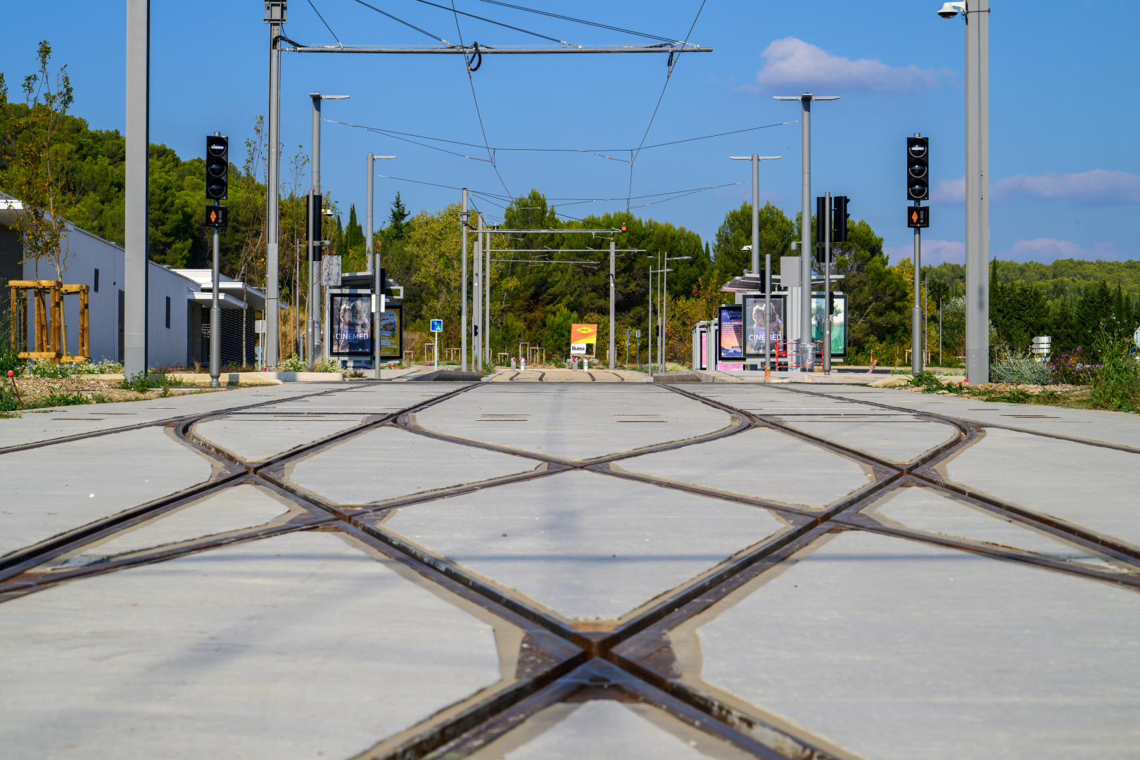 La ligne 5 au terminus "Clapiers"