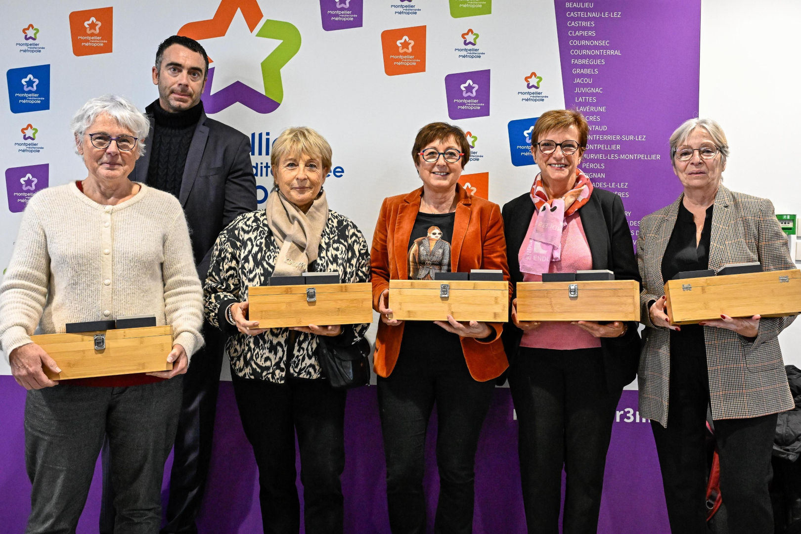 Six maires de la Métropole