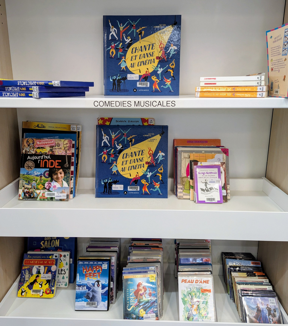 CD, romans, essais, partitions... Les comédies musicales sont à l'honneur pour l'ouverture de la médiathèque
