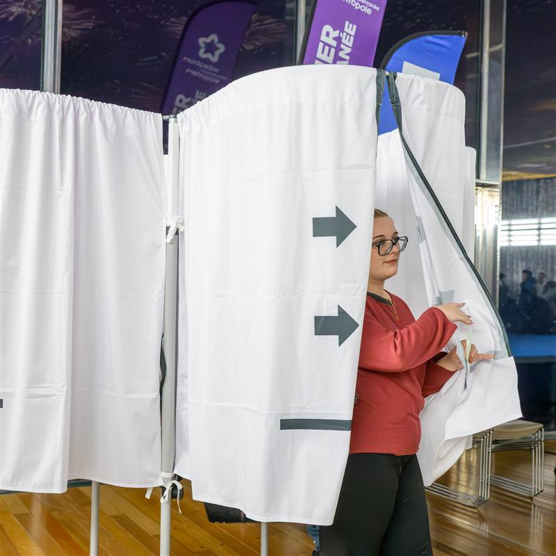 Passage dans l'isoloir