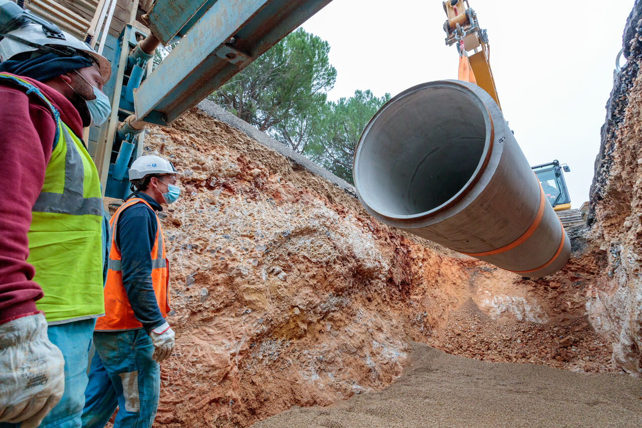 Chantier Route de Mende 