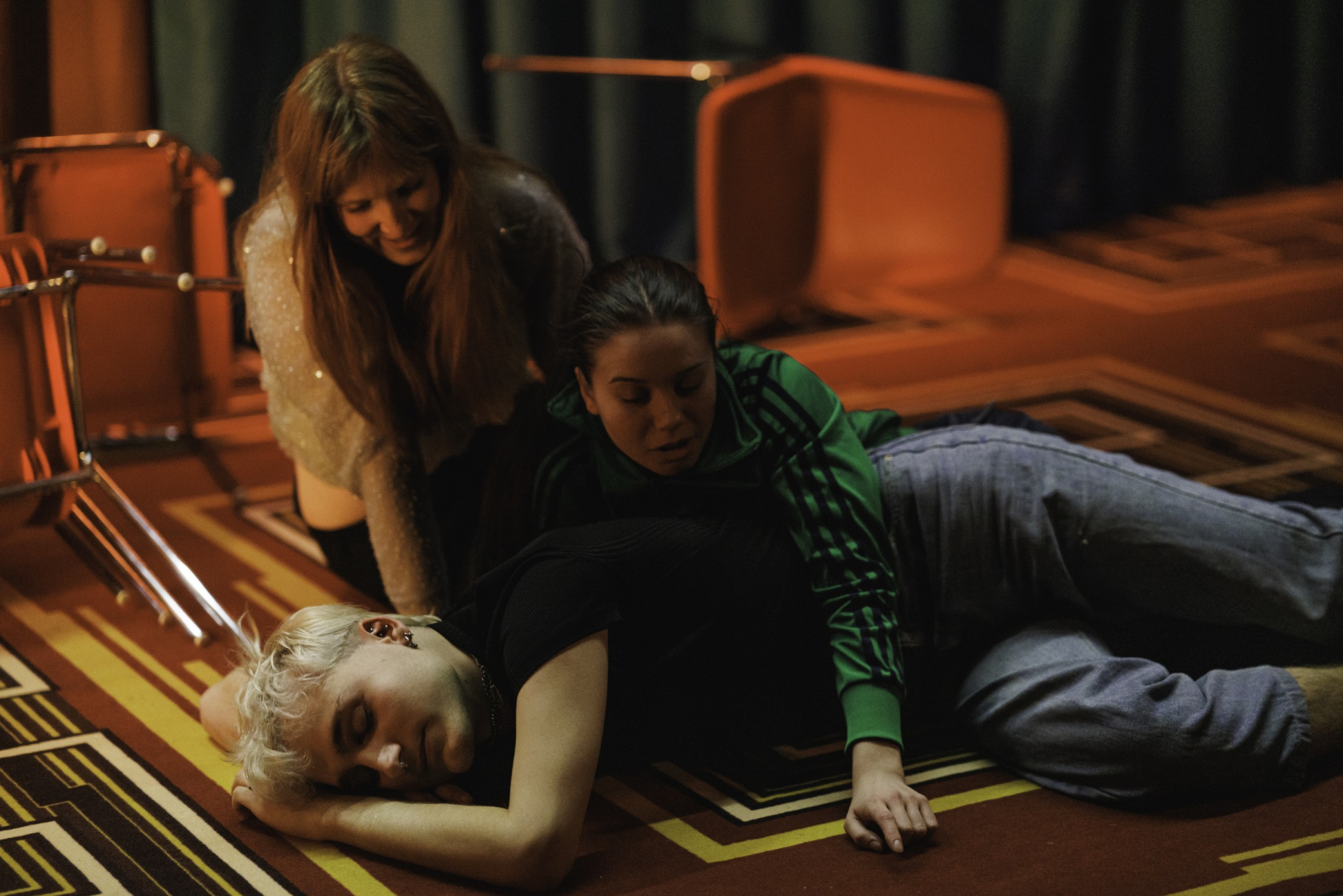 Trois personnages couchés, extraits de la Tour de Constance