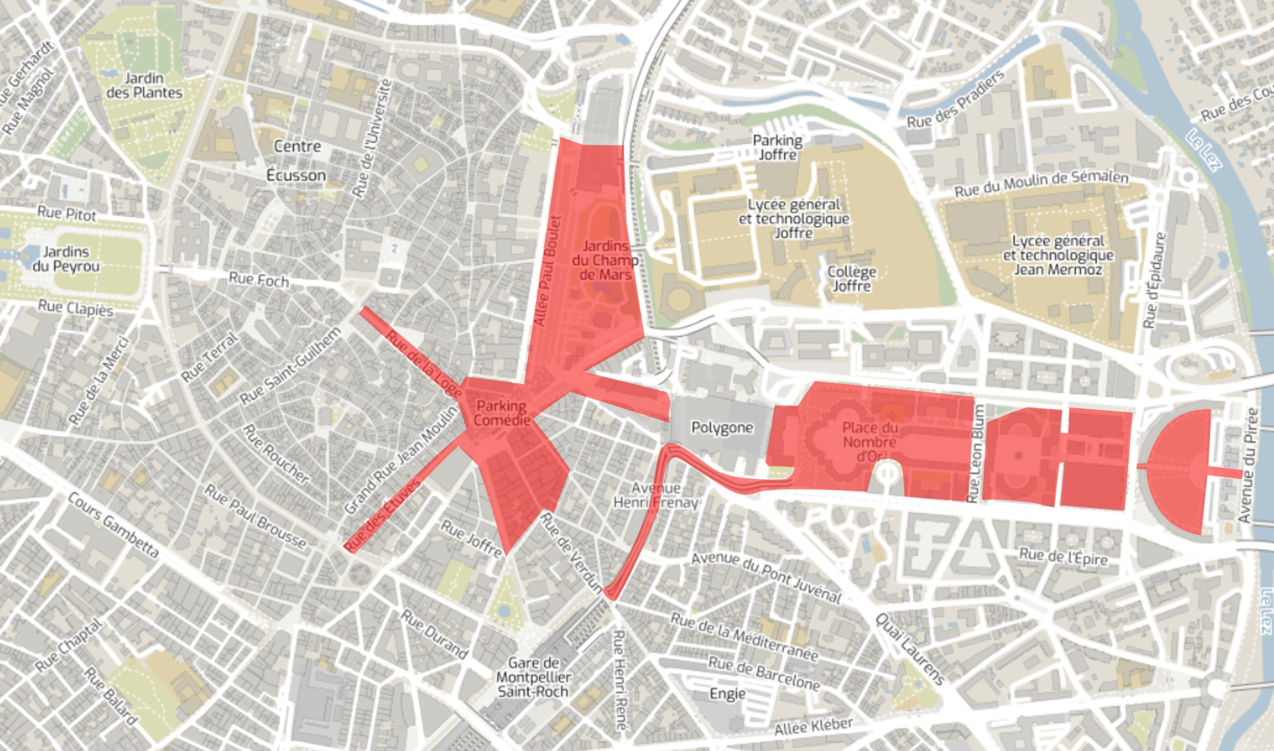 L'usage des trottinettes électriques est interdit dans les principaux axes du centre-ville, de la rue de la Loge à la place de l'Europe
