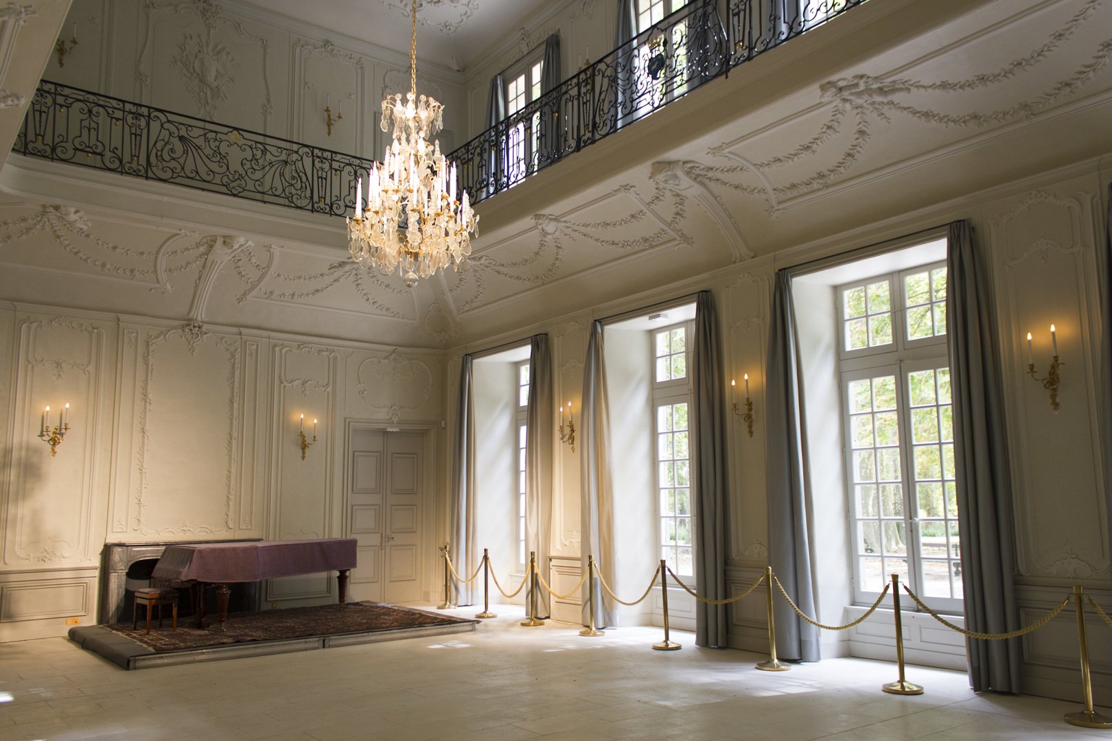 Vue du salon de musique