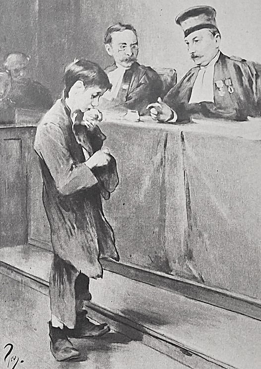 Enfant devant un tribunal