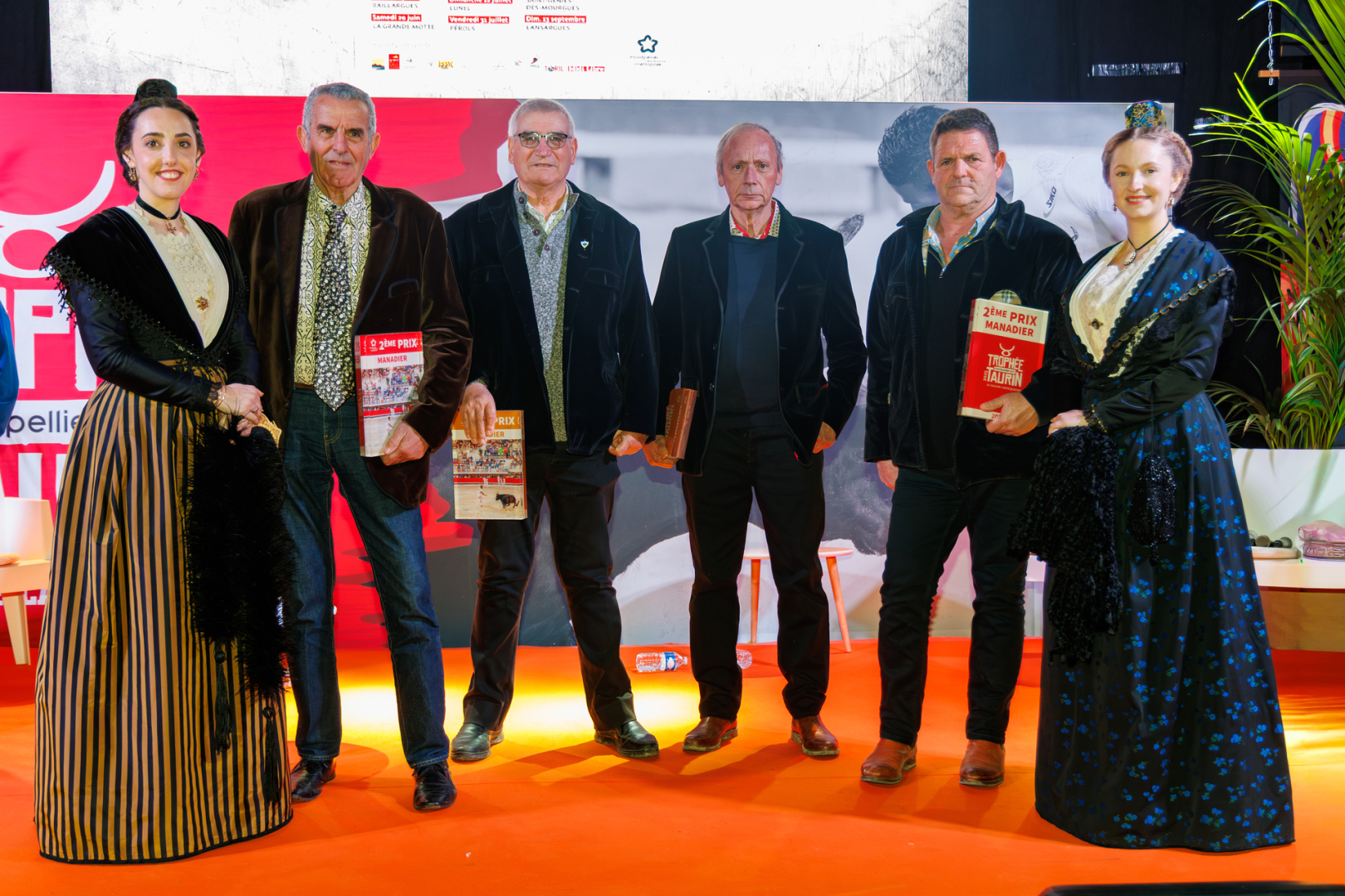 Les manades récompensées pour la saison 2025 : Robert Michel, Paulin, Chaballier et Rouquette