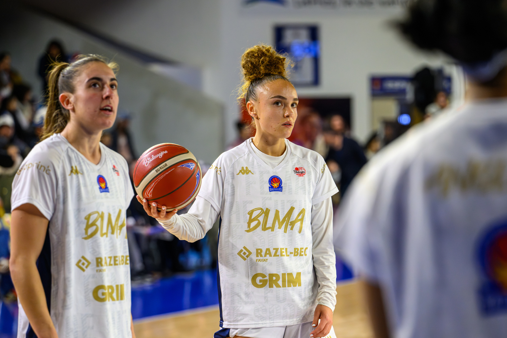 Garance Rabot et à droite, Kenza Salgues de retour à Lattes cette saison après avoir "grandi" au centre de formation du BLMA