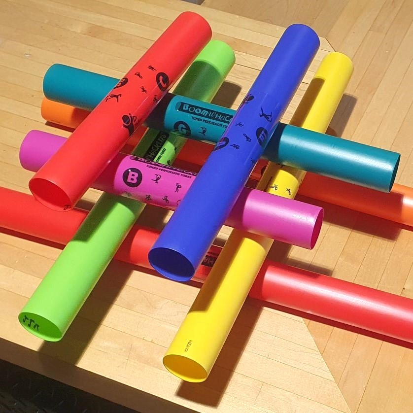 l'instrument Boomwhackers