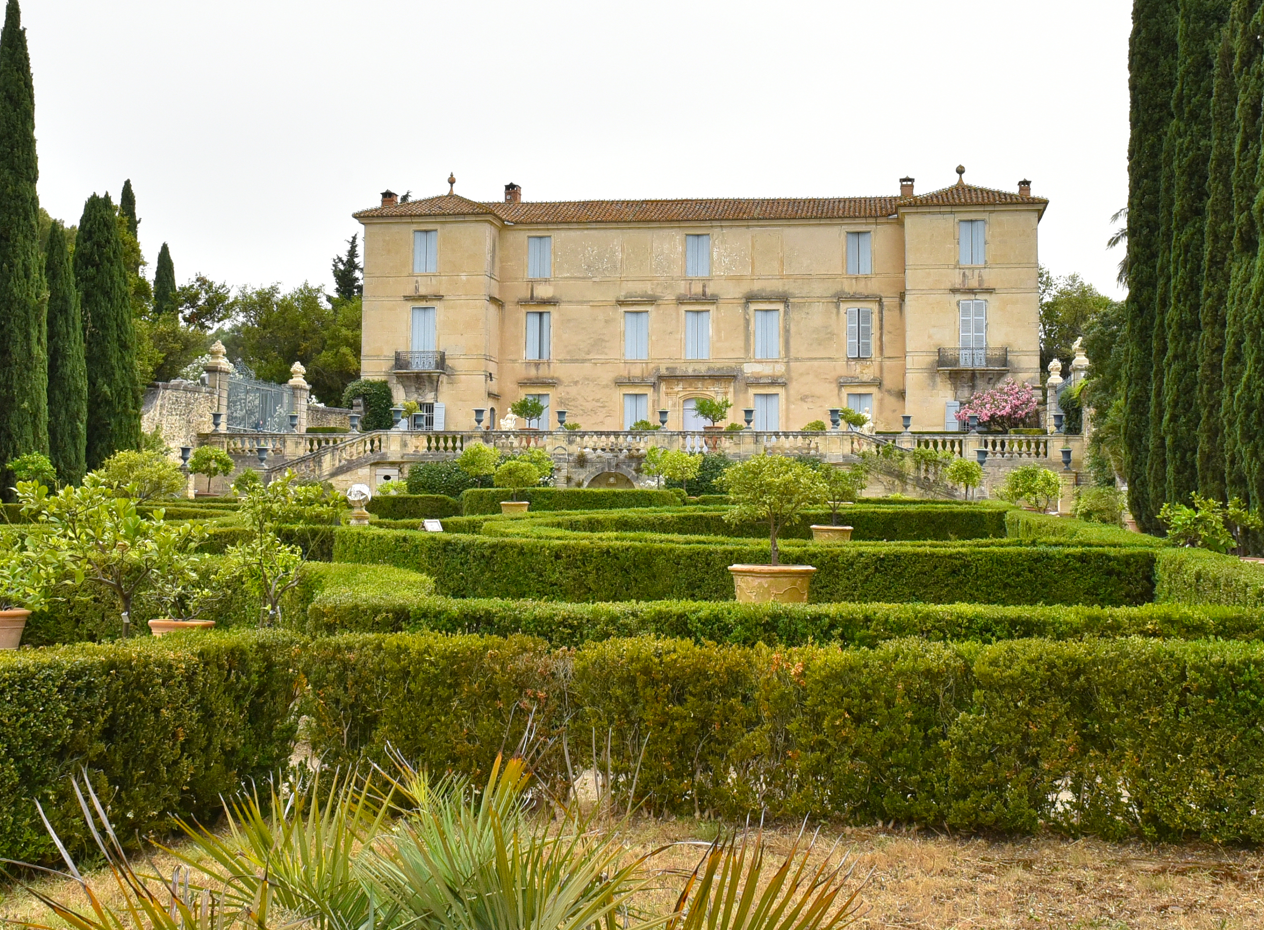 photo du parc et du château de Flaugergues